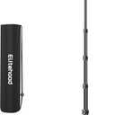 Elitehood Aluminum Foldable Microphone Stand, 82 Tall & Height Adjustable Mic Stand Boom, Microphone Tripod Stand with Mic Clip Holder for Singing, Performance, Karaoke, Speech, Stage and Outdoor