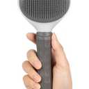 Pet Grooming Slicker Brush for Dogs & Cats  Gentle Deshedding Tool for Loose Hair & Undercoat  Soft Stainless Steel Pins, Pain-Free Grooming, Reduces Shedding, Ideal for All Breeds - TidyCabin