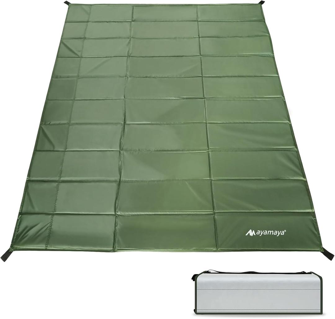 Foam Sleeping Pad for Camping - AYAMAYA Foldable Camping Mattress for  4-6 Person, Extra Thick Waterproof Tent Footprint Inner Camping Mat for Outdoor Backpacking Hiking Picnic Camping
