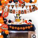 Basketball Happy Birthday Banners, 5 Pcs Pre-strung Basketball Birthday Party Decorations, Basketball Garland Bunting, Sports Theme Party Decorations, Birthday Decor for Boys