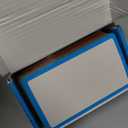 IMAGAME 36 Pack Magnetic Dry Erase Labels - Magnetic Blank Cards with Color Borders, Reusable Magnetic Name Tags - Dry Erase Labels for Home, Office, Classroom - 3 x 5 Inches