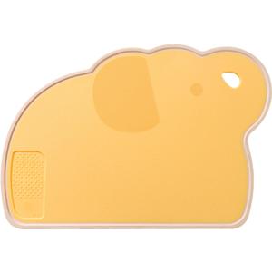 Baby Food Small Cutting Board for Kitchen, Double Sided Chopping Board for Meat & Vegetables & Fruits, Built-in Grinding Area, Food Grade PP, Non-Slip, Anti-overflow, Lightweight for Outdoor Camping