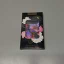 for iPhone 17 Pro Case - Wireless Charging Compatible - Dual-Layer Hard Shell + Silicone Cover - Shockproof Protective Phone Case with Stylish Designs for Women - Blooming Purple Flowers