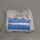 Awellife Farmhouse Shower Curtain Ruffle Linen Textured Boho Shower Curtain for Bathroom, Cream 72" W x 72" L