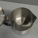 67 oz 304 Stainless Steel Pitcher with Lid, 2 L Large Mouth Graduated Beakers, Large Metal Measuring Cup with Handle, Milk Frothing Jug for Latte Art, Espresso Machines, Iced Tea