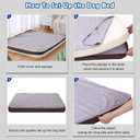 Large Dog Bed, High Density Foam, Good Resilience for Enough Cushion to Large Dogs Such as Great Dane, 47 * 39 Inches Widen Pet Bed, Non Slip Bottom with Removable Washable Cover
