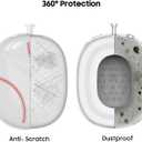 Cute Soft TPU for AirPods Max Case+Silicone Ear Pad Case and Headband Cover for AirPods Max,Baseball