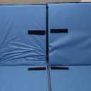 DMI Bed Rail Cover, Bed Rail Padding and Bed Bumper Pad for Elderly, Disabled or Handicapped, Rails Not included, Padded Cover Only, Blue, 60 x 15 x 0.5, 2 Count