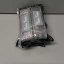 Teun Teun Glitter Weight Lifting Wrist Straps  24-Inch Cotton Gym Straps with Neoprene Padding for Deadlifts, Powerlifting, and Strength Training (Grey)