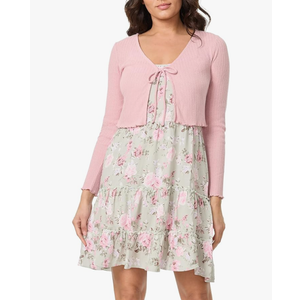 WallFlower womens 2-piece Sweater and Dress Set Size M