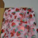 29 x70 inch Shiny Glitter Tulle Table Cloth Pink Sheer Lace Tablecloth for Party Decorations Shortcake Birthday Wedding Bridal Shower Party Home Kitchen Table Decor(8 Pcs,Strawberry)