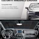 Pigenius Windshield Sun Shade for Lexus RX350/RX450h 2016-2022, RX350L/RX450hL 2018-2022 - AstraGuard