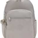 Kipling Women's Seoul 15" Laptop Backpack, Durable, Roomy with Padded Shoulder Straps, Built-In Protective Sleeve, 12.75''L x 17.25''H x 8''D