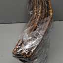 5-Piece Rattan Christmas Tree Collar - 26" Rustic Farmhouse Tree Skirt- Xmas Tree Base Cover for Christmas Decoration- Woven Holiday Tree Ring Accessory for Home, Living Room (Brown, 26 in)