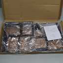 THYGIFTREE Liquor Bottle Display Shelf, 2 Tier Bar Shelf Stand for Liquor & Whiskey, Countertop Liquor Rack Organizer with Metal Frame & Wood Base for Home Bar Kitchen