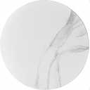 11.8" Round Glass Cutting Board for Kitchen Counter Protector, Tempered Glass Chopping Boards Dishwasher Safe, Small White Marble Countertop Tray, Scratch Resistant, Heat Resistant