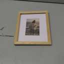 KINLINK 8x10 Picture Frame Natural, Solid Wood Frame with Acrylic Plexiglass for Pictures 4x6/5x7 with Mat or 8x10 without Mat, Tabletop and Wall Mounting Display Photo Frame 1 Pack