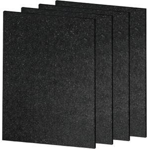 HPA300 Filter A Replacement, 4 Activated Carbon Filters Compatible with Honeywell Air Purifier HPA100/200/300/500 Series by LifeSupplyUSA