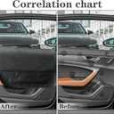 RUIANTE 2PCS Car Door Protector for Dogs Anti Scratch Protection with Pockets nets Door Protectors Vehicle Door Covers Guard Shield Liner Universal Fit for Car Sedan, Truck, Pickup, SUVs 600D Black