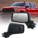 Driver Left Side Door Mirror for 2019 2020 2021 2022 2023 Chevrolet Silverado 1500 /GMC Sierra 1500 Mirros with Power and Heated Glass