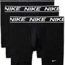 Nike Men's All Day Micro Stretch Boxer Brief Underwear (3-Pack) (Black/Black/Black) Large