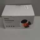 Knee Massager, 3-in-1 Cordless with Heat and Red Light, Comfort 3 Vibration Modes and 3 Heating Levels Long Battery Life Rechargeable, White