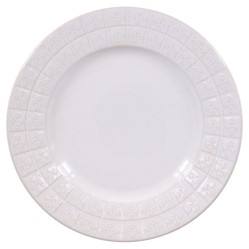 Dash of That™ Brooklyn Dinner Plate - White, 3 Pack