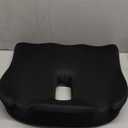 Extra Large Memory Foam Seat Cushions for Office Chairs, Pressure Relief Seat Cushion for Tailbone Pain Relief, Sciatica & Back Pain, Ergonomic Office Chair Cushion for Long Sitting & Driving (Black) (Black & Dark Gray)