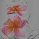 Milumia Women's Floral Print Deep V Neck Halter Dress Tie Backless Mesh Bodycon Maxi Skirts, Large