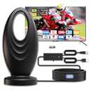 2025 TV Antenna for Smart TV and Old TV, 2800+ Miles Range HD Digital TV Antenna Indoor with 360° Signal Strongest Booster, Supports Local Channels 1080P 4K Reception for Home, RV, Camping (35ft)