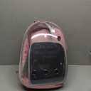 Cat Backpack Carrier, Pet Cat Carrier with Ventilated Design for Carrying Puppy Cats, Pet Carrier Backpack for Traveling/Hiking/Camping/Outdoors Airline Approved Travel Carrier(Pink)