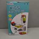 Dreamon Toddler Cleaning Set - 14Pcs Kids Cleaning Toy Set with 2-in-1 Kids Vacuum That Really Works, Pretend Home Cleaning Play Set for Toddler Age 3-7, Christmas Birthday Gift for Girls Boys Red