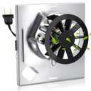 S97012026 Fan, 696N-R02 B Unit Motor Assembly Replacement for Broan 688-K, 688-J, 688-H, 663-H, 663, 688, 678, 659 Models, Nutone 695-R02 B, 695-R03 B, 696N-R03 B Bathroom Exhaust Fan Motor, 50CFM