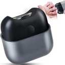 Electric Nail Clipper, 2-Speed Rechargeable Automatic Trimmer for Seniors & Babies with LED Light, Safe for Thick & Fragile Nails, Includes Nail Catcher & Storage Box