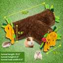 Guinea Pig Hideout - 3 Way Collapsible Small Animal Tunnel Tubes Toy for Rat Hamster Guinea Pig Hedgehog Chinchilla Lizard Baby Rabbit - Playing Sleeping Resting Guinea Pig Cage Accessories