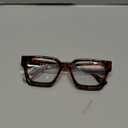 livho Oversized 99% Blue Light Glasses for Woman - Rectangle Fashion Glasses for Computer, Chic Preppy Frame - Anti Eyestrain