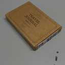 InnoBeta Bourbon gifts Leather Journal Notebook with Pen, for Whiskey Lovers, Men, Women on Birthday, Refillable Sketchbook, Travel Diary, Lined Planner, 7x5 Inches, Brown - I Know Things