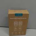 Ultrean Electric Salt and Pepper Grinder Set Rechargeable Automatic Pepper Mill Shakers Adjustable Coarseness Larger Capacity with Led Kitchen Appliances for New House Warming Gifts (0-Black)