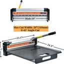 20" Pro Flooring Cutter, Vinyl Floor Cutter Kit For Laminate, Engineered Hardwood, Siding, LVT, VCT, SPC, LVP, WPC and Vinyl Plank (KC510H20)