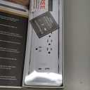 Digital Energy 8 Outlet Surge Protector Power Strip 4200 Joules USB-C and USB-A, 3 Wide Spaced Outlets, 6 Foot 14/3 AWG Cord, White