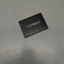 RUNBOX Leather card Holder Wallet for Men and Women, Holds 8+ Cards Plus Cash, RFID Blocking Mens Wallet with Stretchable Cash Band, Massive Capacity Wallet for Front Pocket, Perfect Gifts for Men (01-Carbon Black)