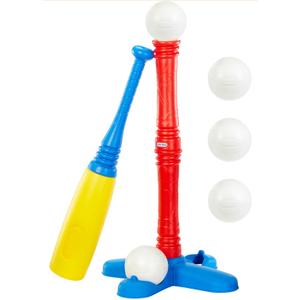Little Tikes T-Ball Set, Red, 5 Balls, for Toddlers Ages 18+ Months