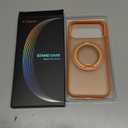 TORRAS 360 Magnetic Stand for iPhone 17 Pro Max Case, [Fit for MagSafe] [4X Military-Grade Protection] Slim Case for iPhone 17 Pro Max 6.9", Translucent Cosmic Orange, Ostand O3 Fitness Series