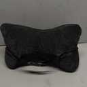 Dog Bone Shaped Travel Neck Pillow with Washable Removable Cover Have Loops on Either End for Car Bus Truck Driving Comfort Head Rest Support Neck Cervical Chiropractic Pillow(Black)