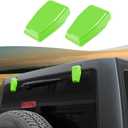 SQQP Rear Tail Window Hinge Decorative Cover Trim Compatible with 2007-2018 Jeep Wrangler JK JKU Exterior Accessories (Green)