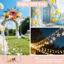 10pcs Acrylic Flower Stand Column 24 Inch Tall Vases for Centerpieces Clear Elegant Floral Display Holder for Wedding Birthday Party T-Stage Events Home Decorations