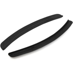 Uxcell 2Pcs Black Rubber Car Wheel Eyebrow Arch Trim Lips Strip Mudguard Guard Protector