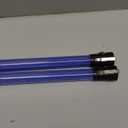 RoadHero 2 Pack 21 Inch Traffic Wands, Blue Led Traffic Control Baton, Night Safety Light Wand with 2 Flashing Modes, Air Marshaling Signal Wand with Side Clip for Parking Lot