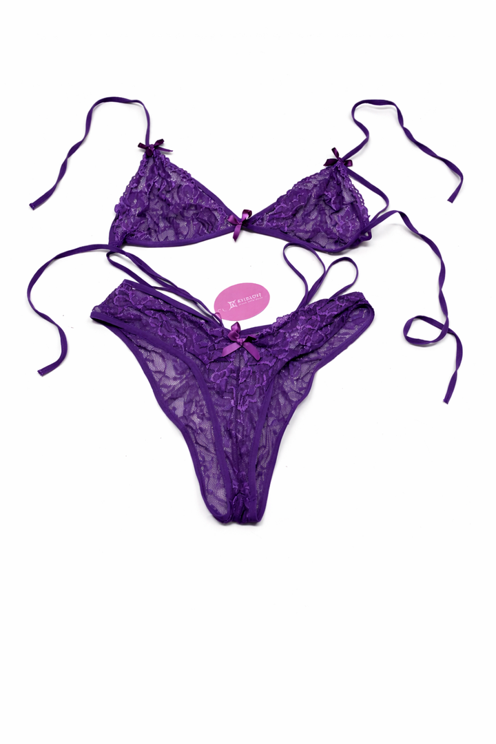 Avidlove Women Bra and Panty Sets with Underwire Floral Lace Lingerie Set XL