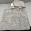 Neutral Throw Pillow Covers 18x18 Inch Set of 4, Beige Grey Series - Textured Chenille for Couch, Bed and Living Room